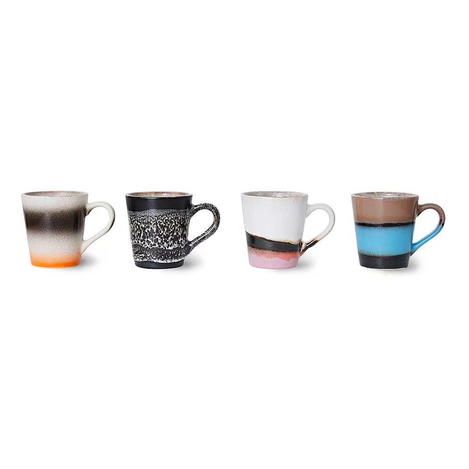 HK Living Gløggkopper*70'S Espressokopp 4-Pk