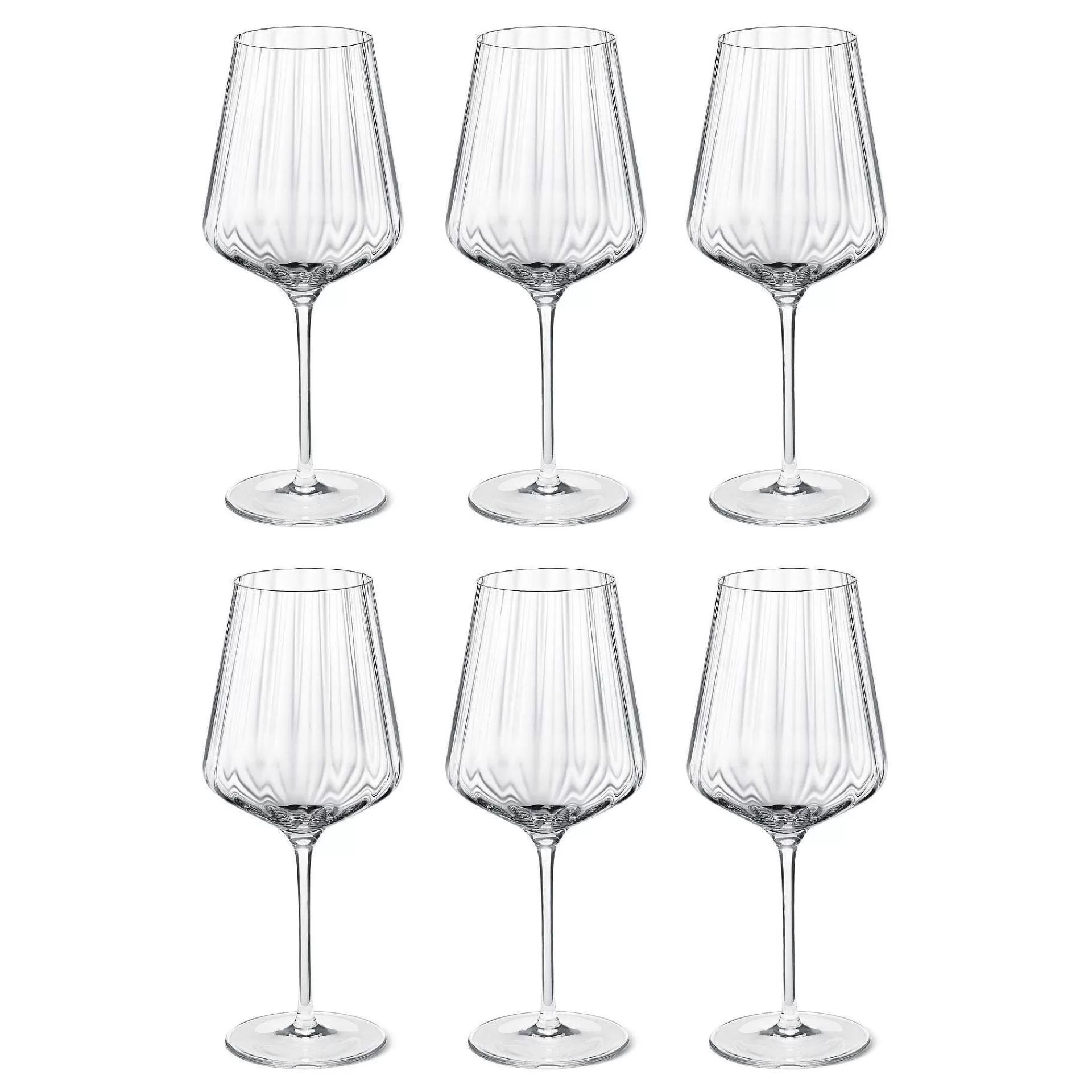 Georg Jensen Vinglass*Bernadotte Hvitvinsglass 6-Stk.