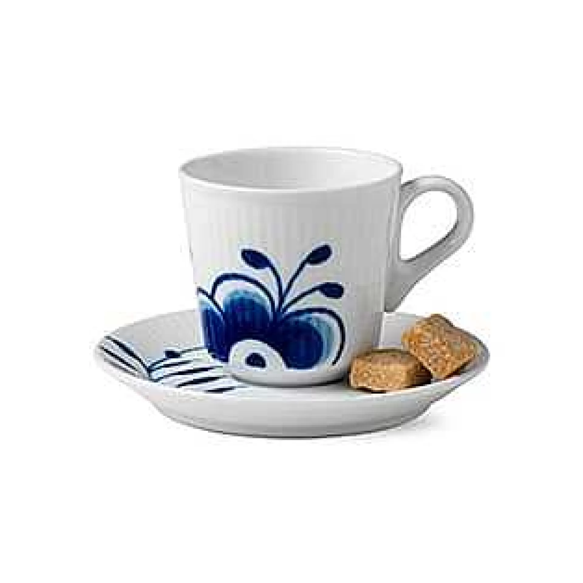 Royal Copenhagen Gløggkopper*Blue Fluted Mega Espressokopp