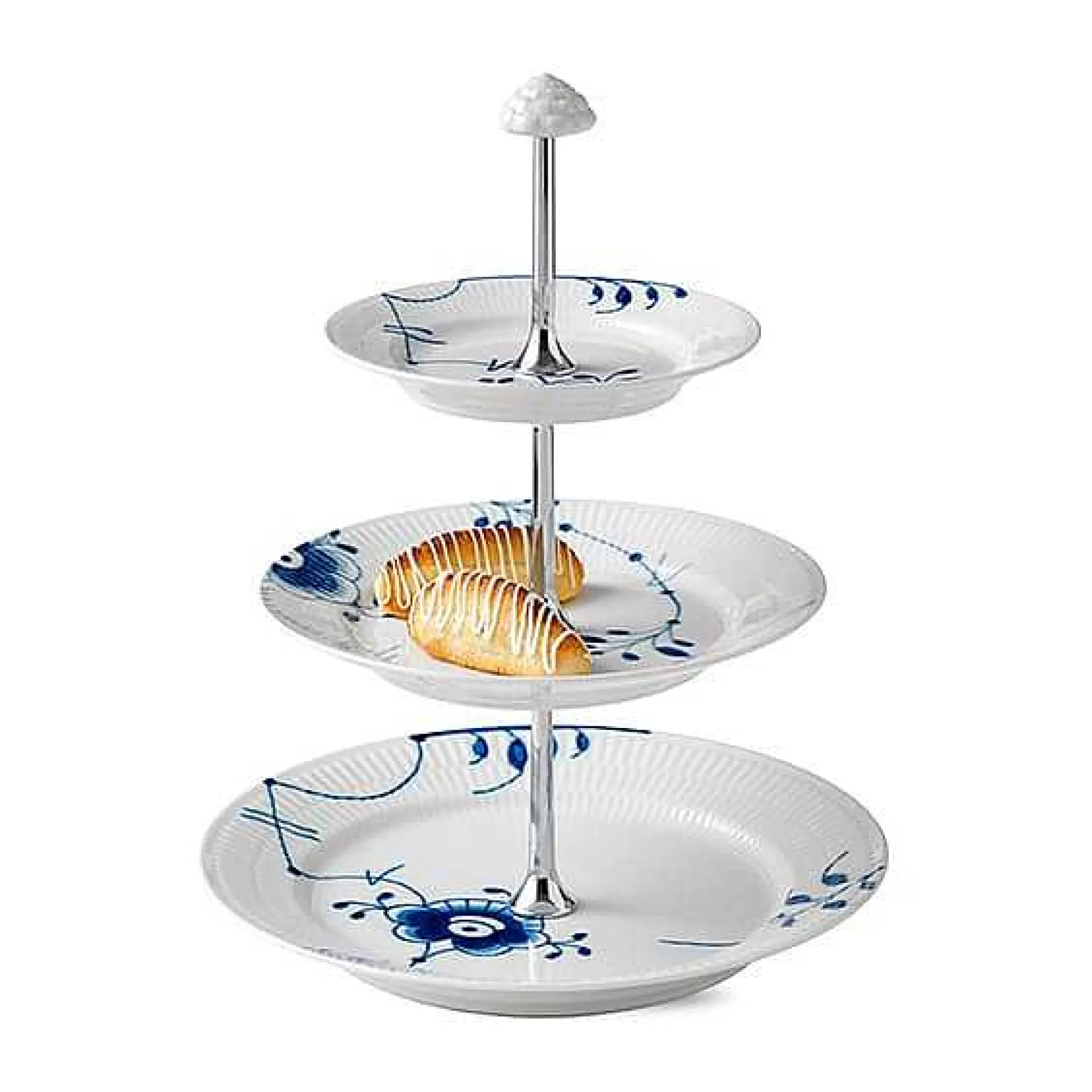 Royal Copenhagen Serveringsfat*Blue Fluted Mega Etasjefat