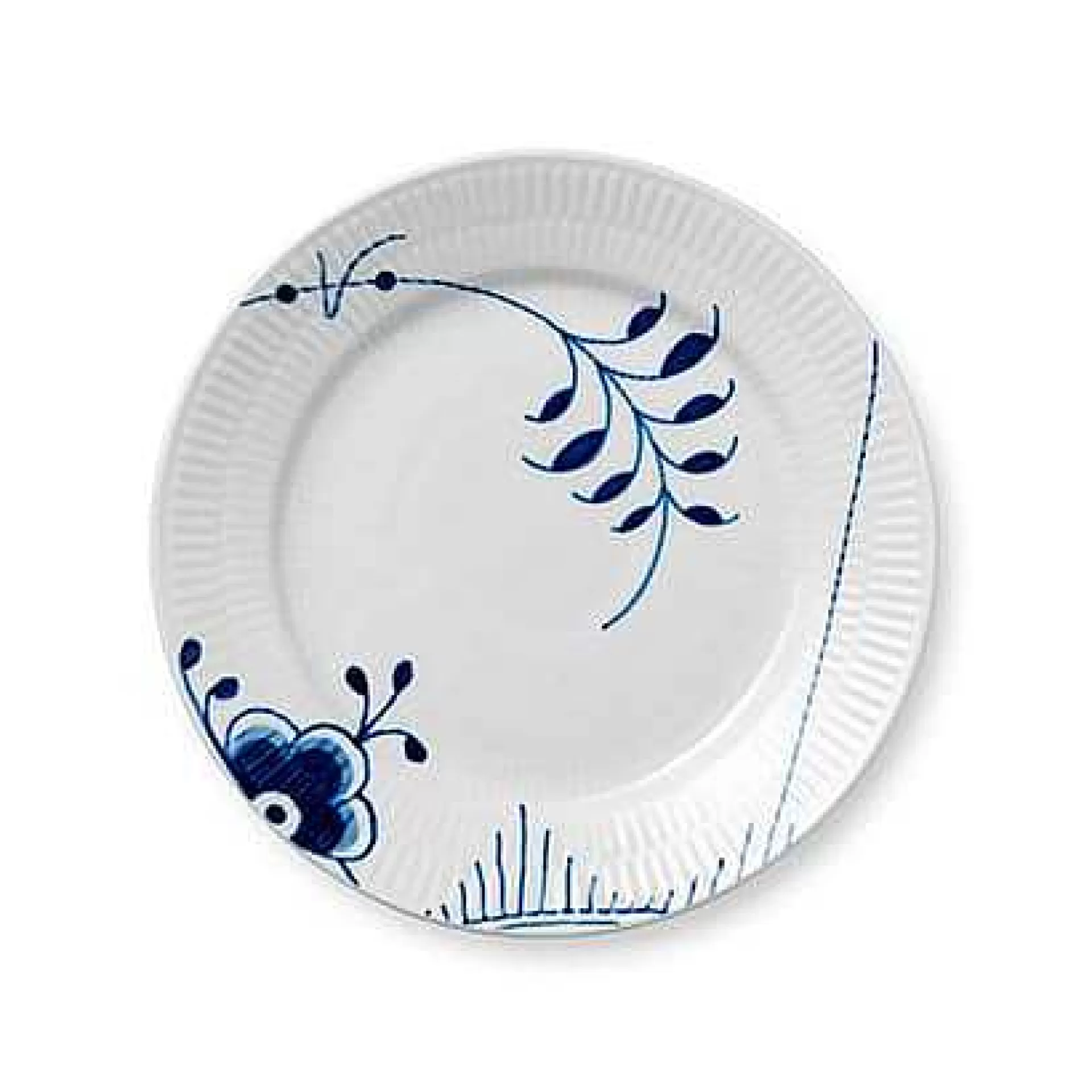 Royal Copenhagen Asjetter*Blue Fluted Mega Tallerken 2