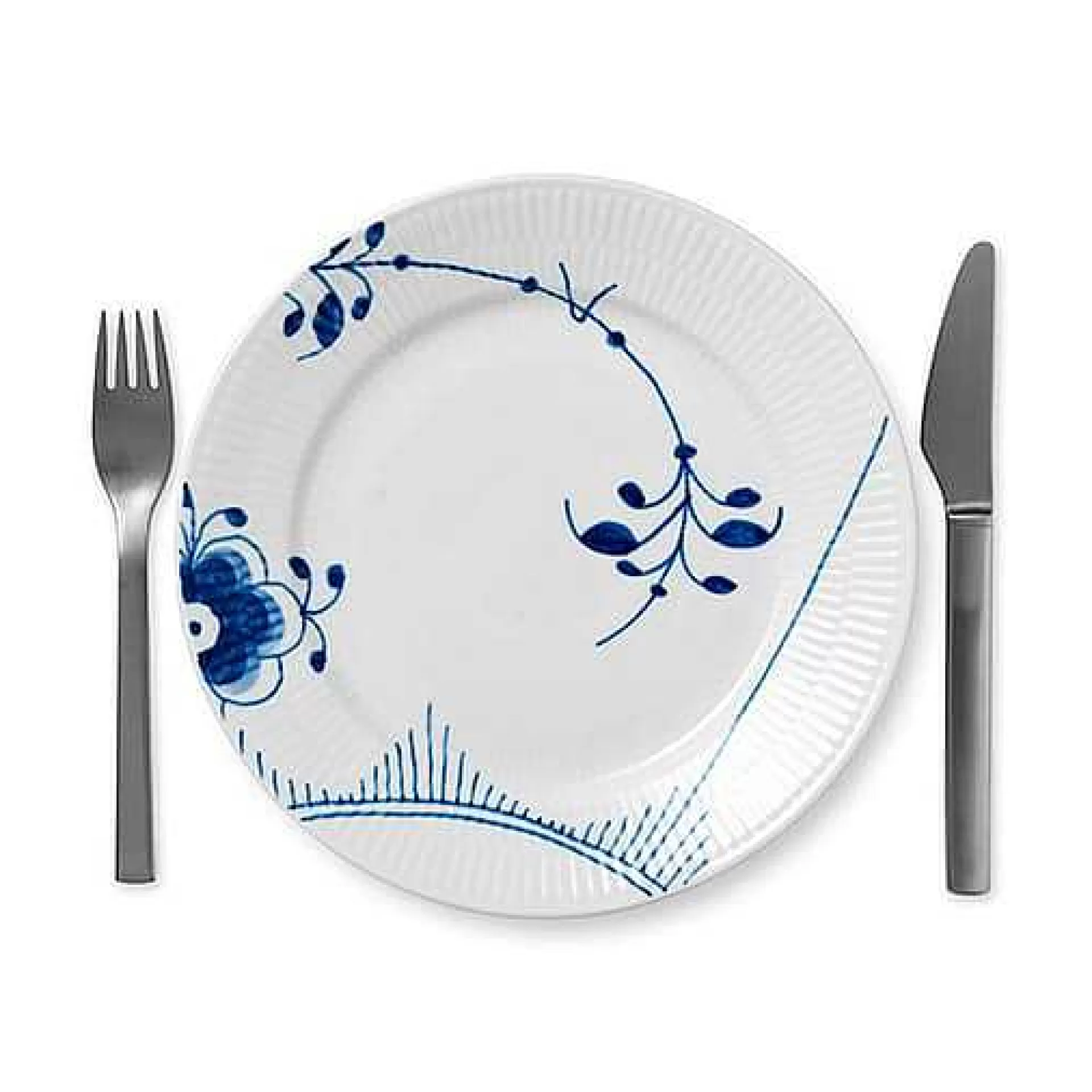 Royal Copenhagen Asjetter*Blue Fluted Mega Tallerken 2
