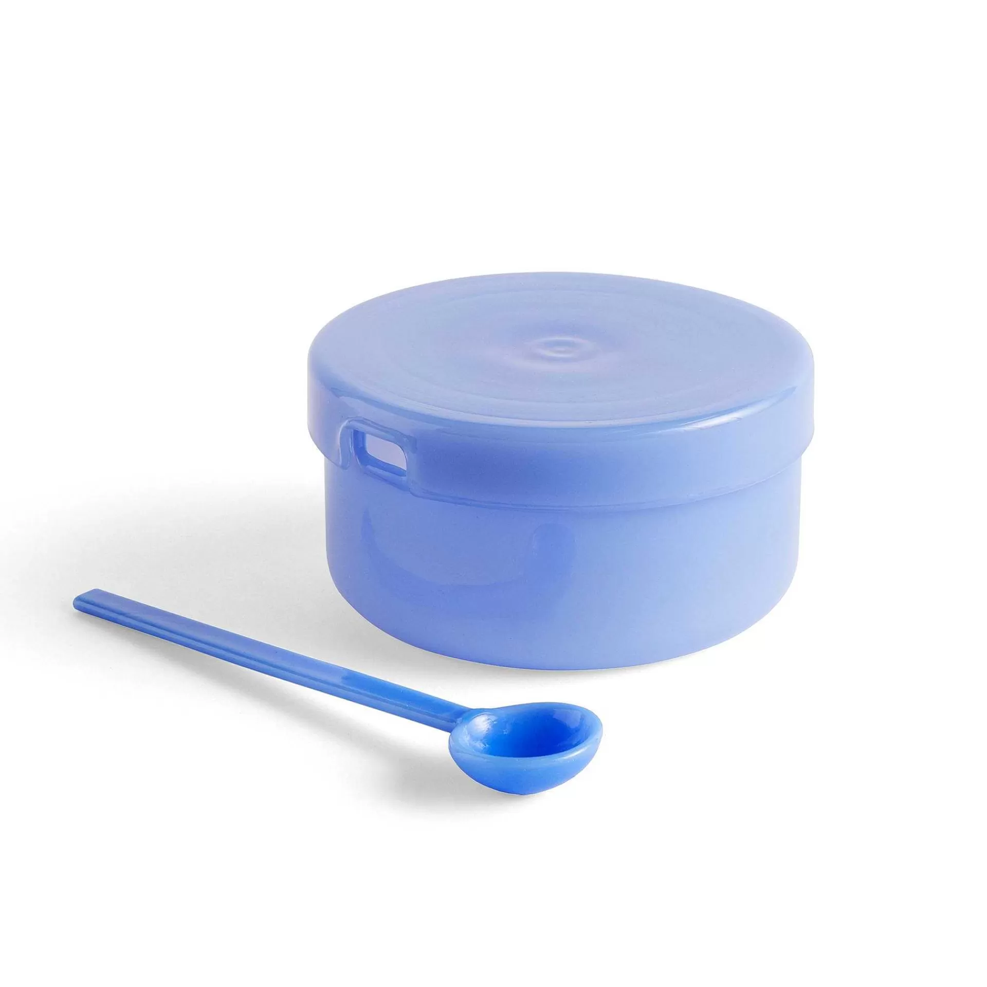 HAY Sukkerskåler*Borosilicate Skal Med Lokk Og Skje