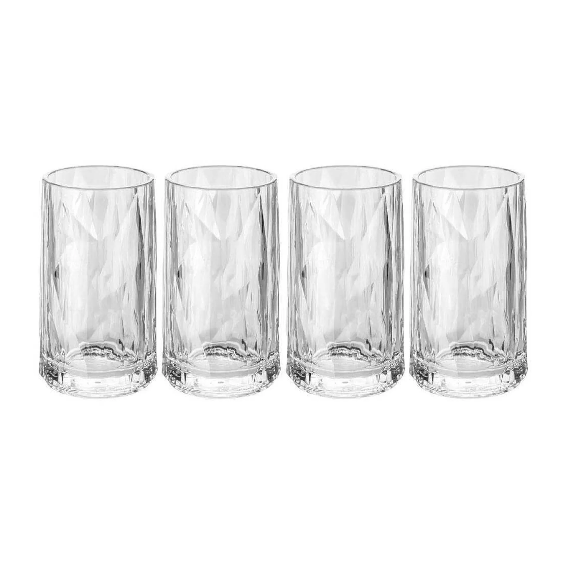 Koziol Drammeglass*Club No. 7 Snapsglass Plast 4 Cl 4-Pakning