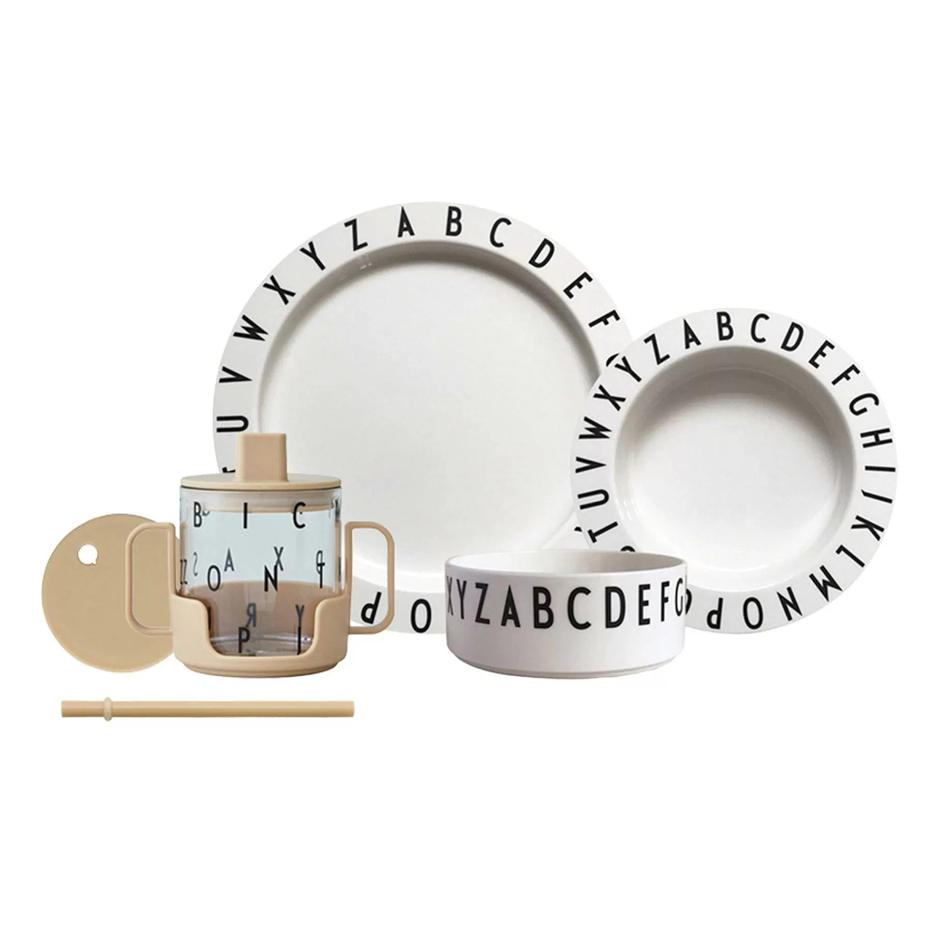 Design Letters Servise & Startsett* Eat & Learn Gavesett