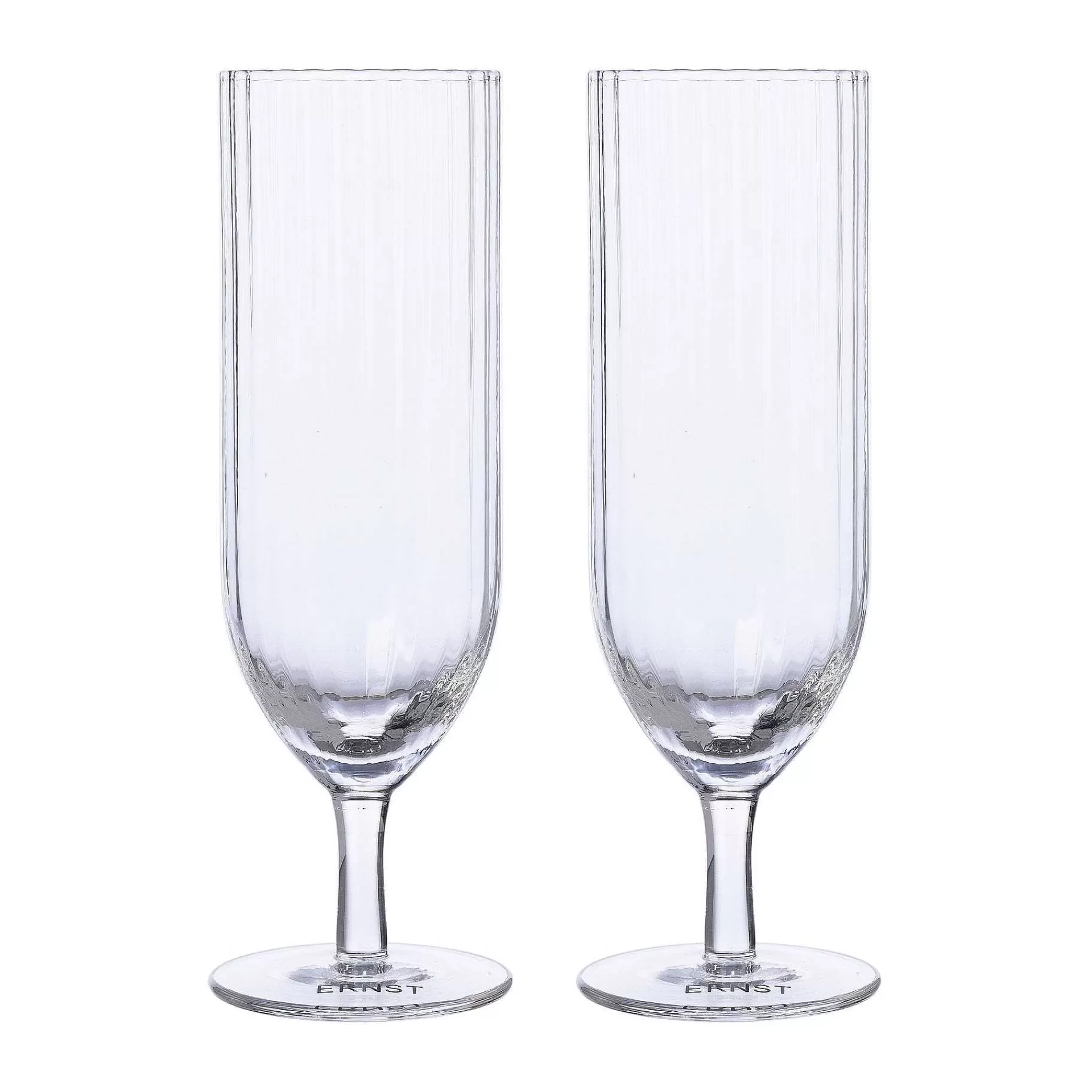 ERNST Champagneglass* Champagneglass Riflet 2-Pakning