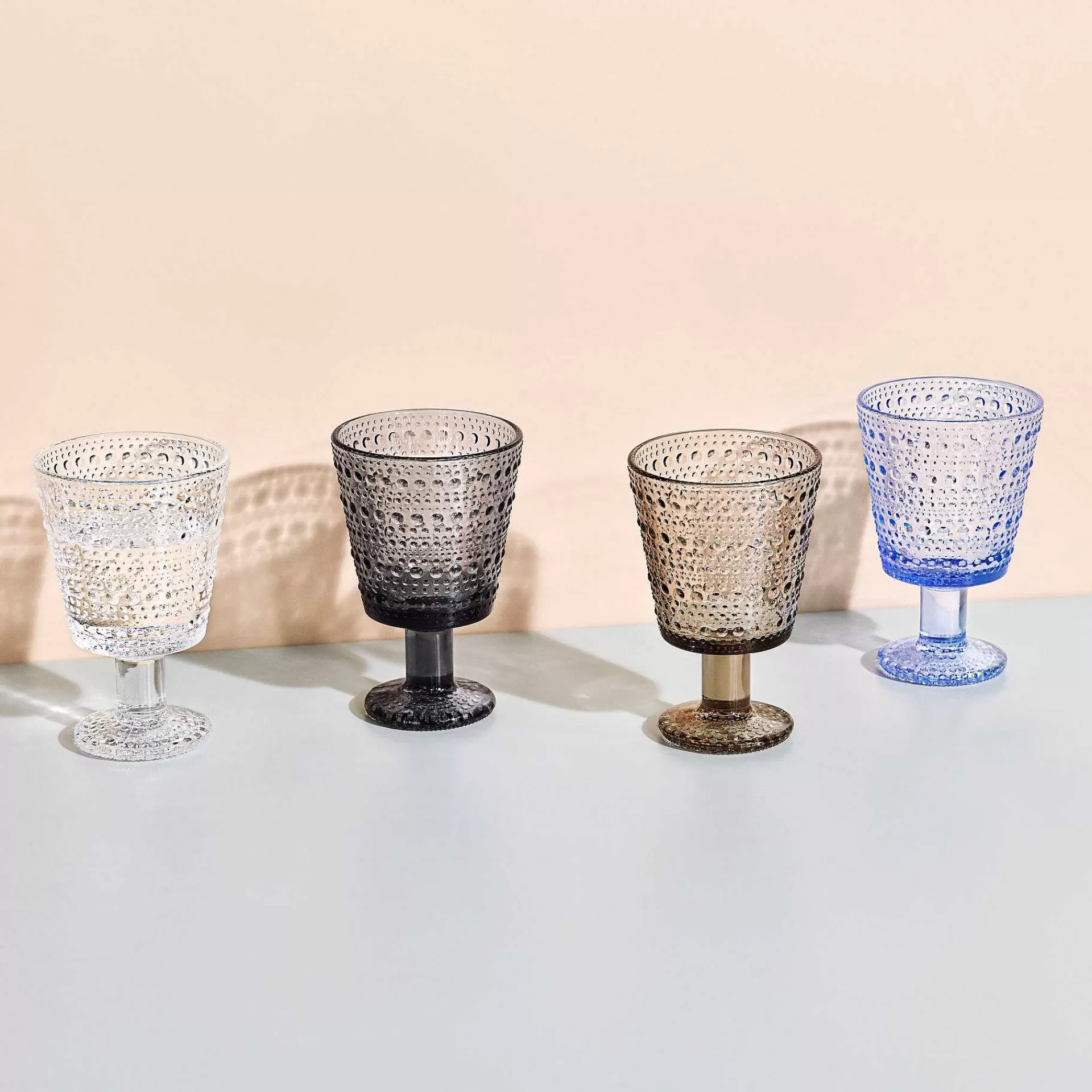 Iittala Vannglass*Kastehelmi Drikkeglass Pa Fot 26 Cl 2 Stk.