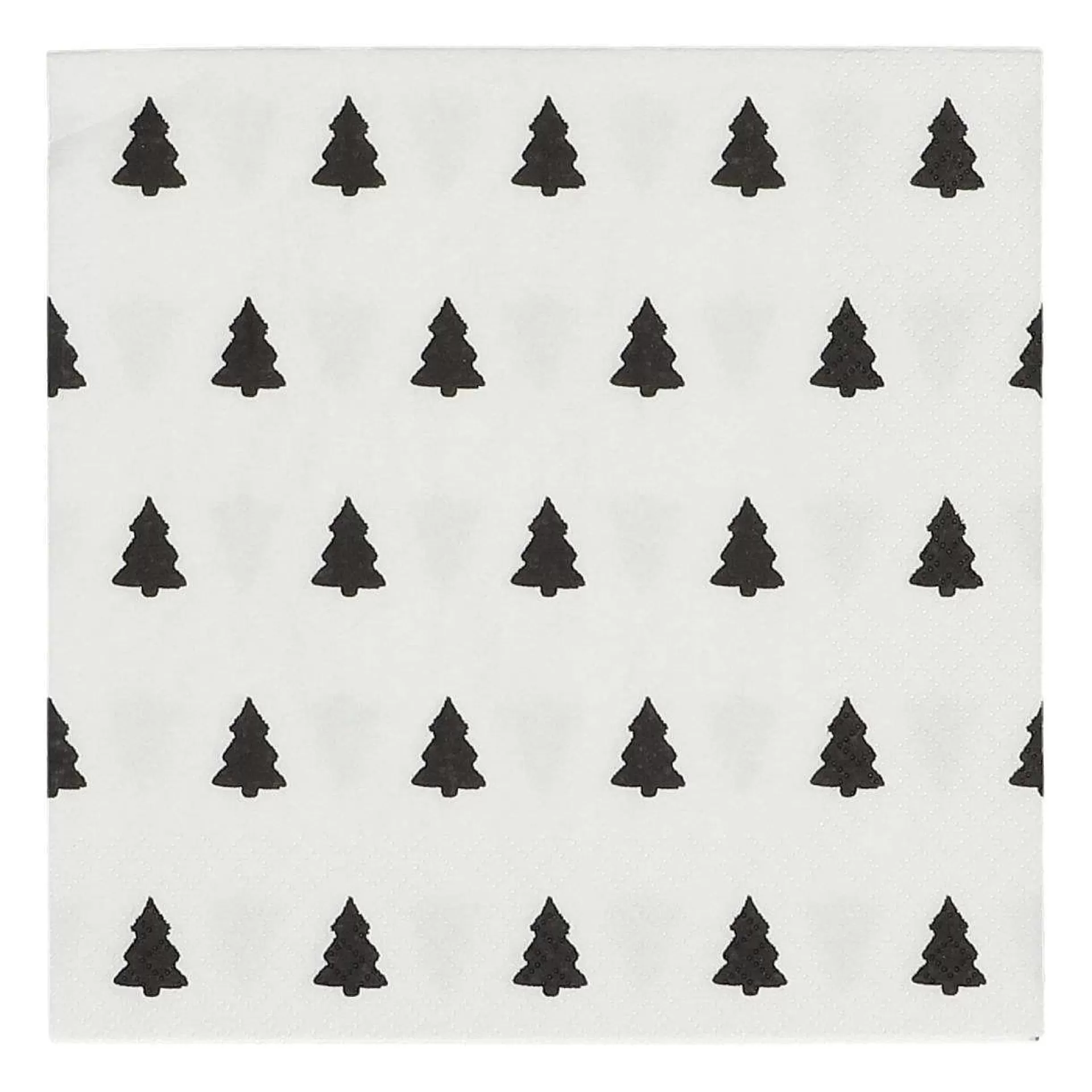 Scandi Essentials Linen Trees Servietter 33 X 33 Cm 20-Pakning