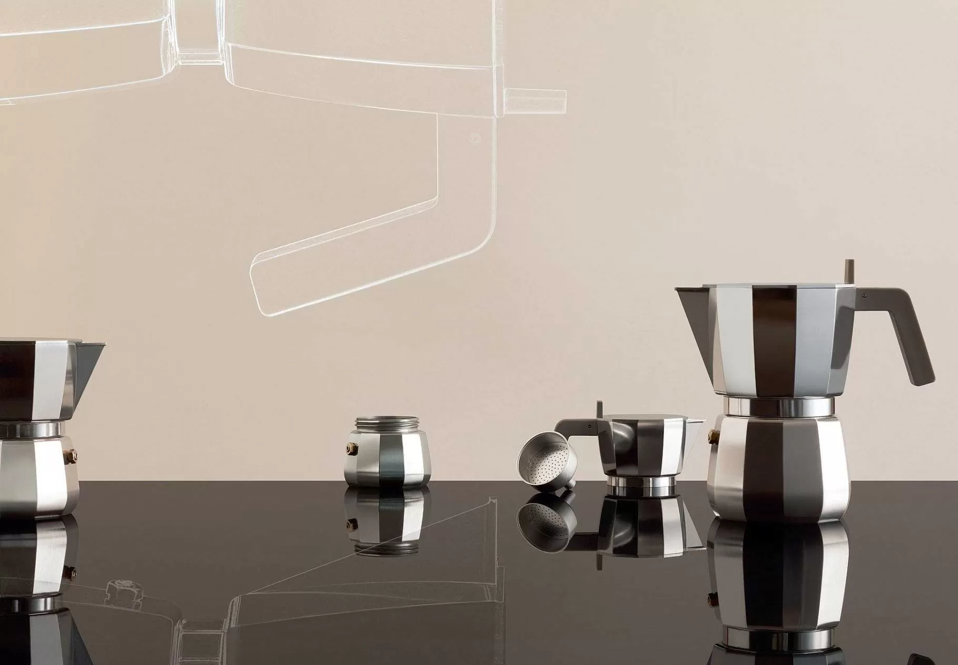 Alessi Moka Espresso Kaffebrygger