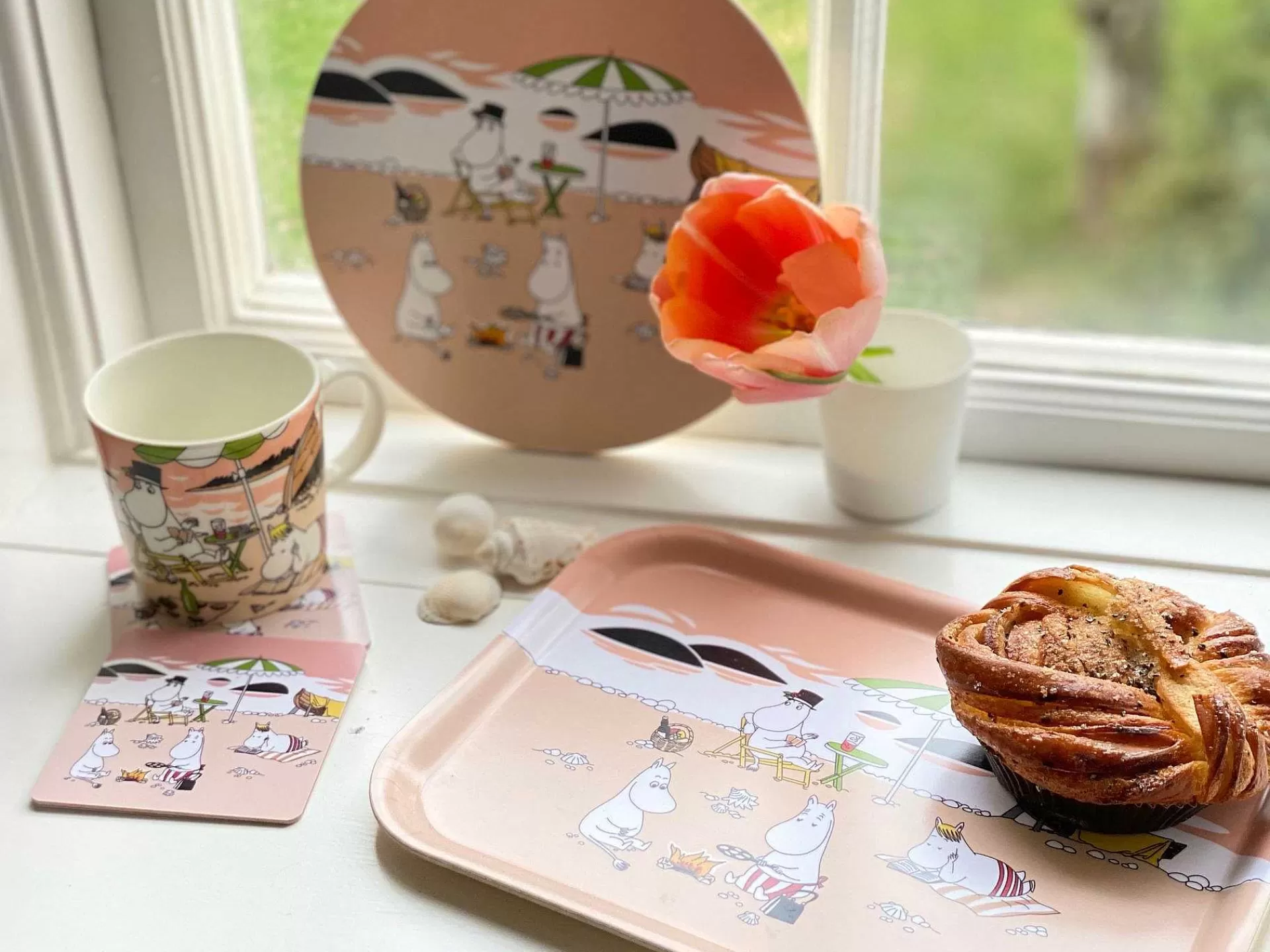 Opto Design Mummi Glassunderlag Sommer 2021 4-Pakning
