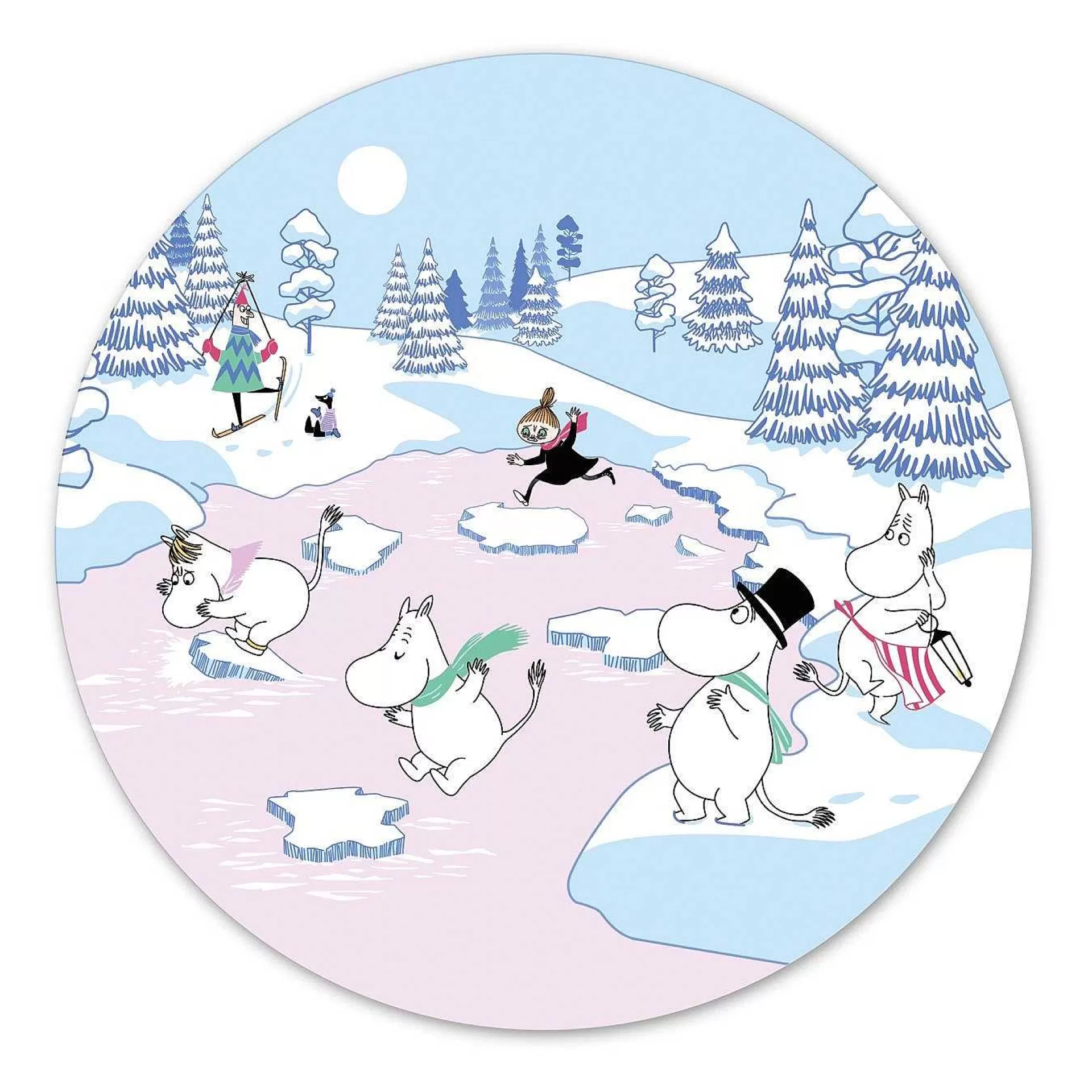 Opto Design Mummitrollet Gryteunderlag Vinter 2022 O 21 Cm
