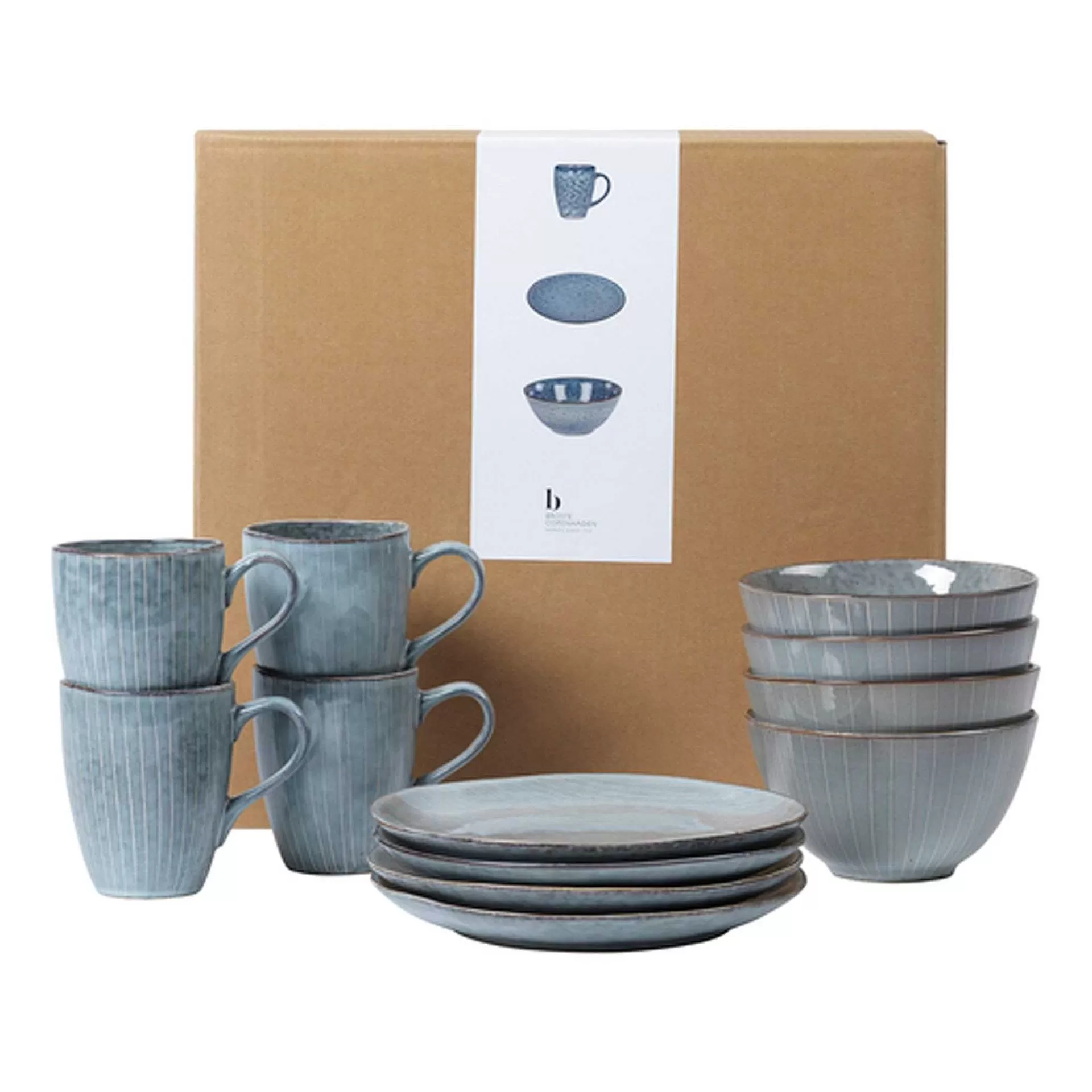 Broste Copenhagen Servise & Startsett*Nordic Sea Frokostservise