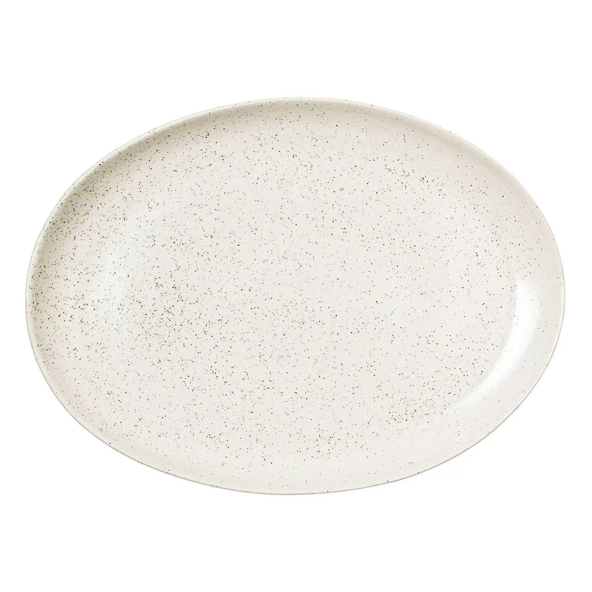 Broste Copenhagen Serveringsfat*Nordic Vanilla Fat Ovalt 35,5 Cm
