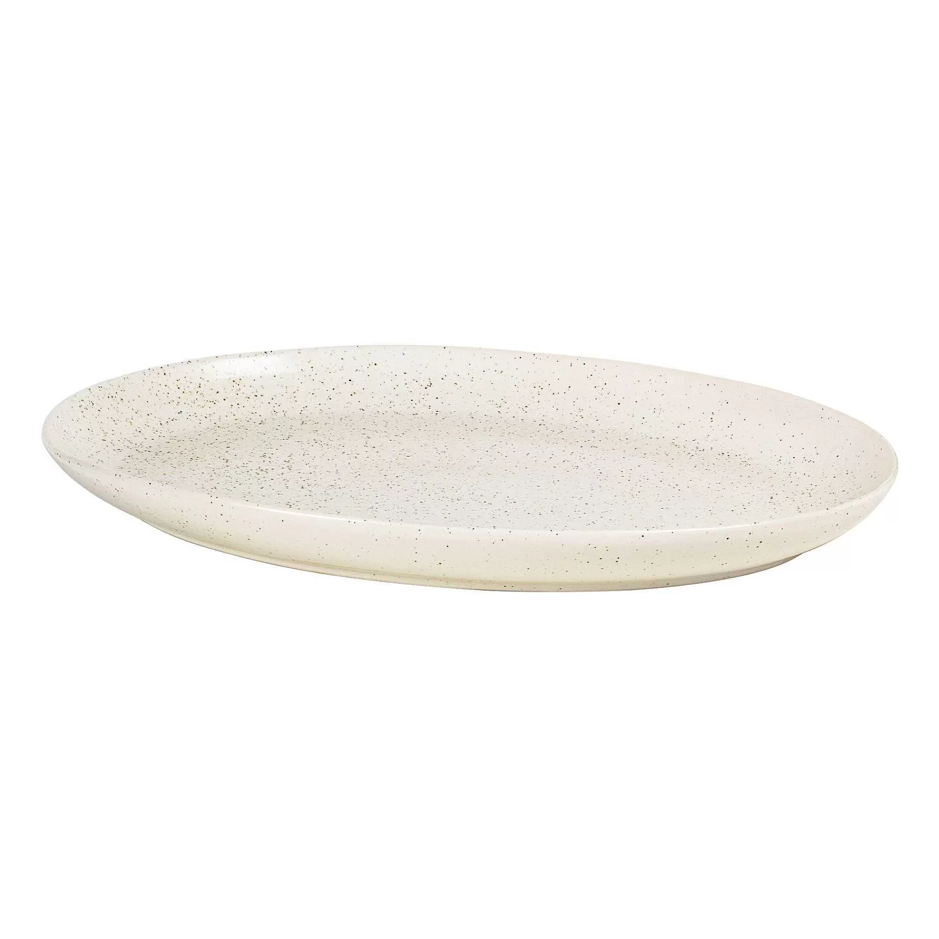Broste Copenhagen Serveringsfat*Nordic Vanilla Fat Ovalt 35,5 Cm