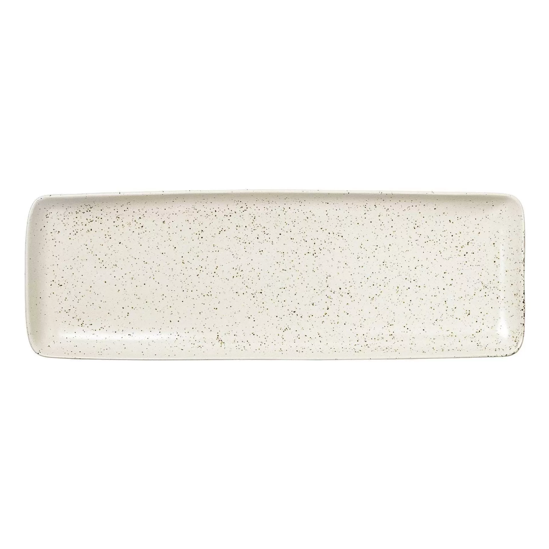 Broste Copenhagen Serveringsfat*Nordic Vanilla Fat Rektangulaert 12,5 X 35 Cm