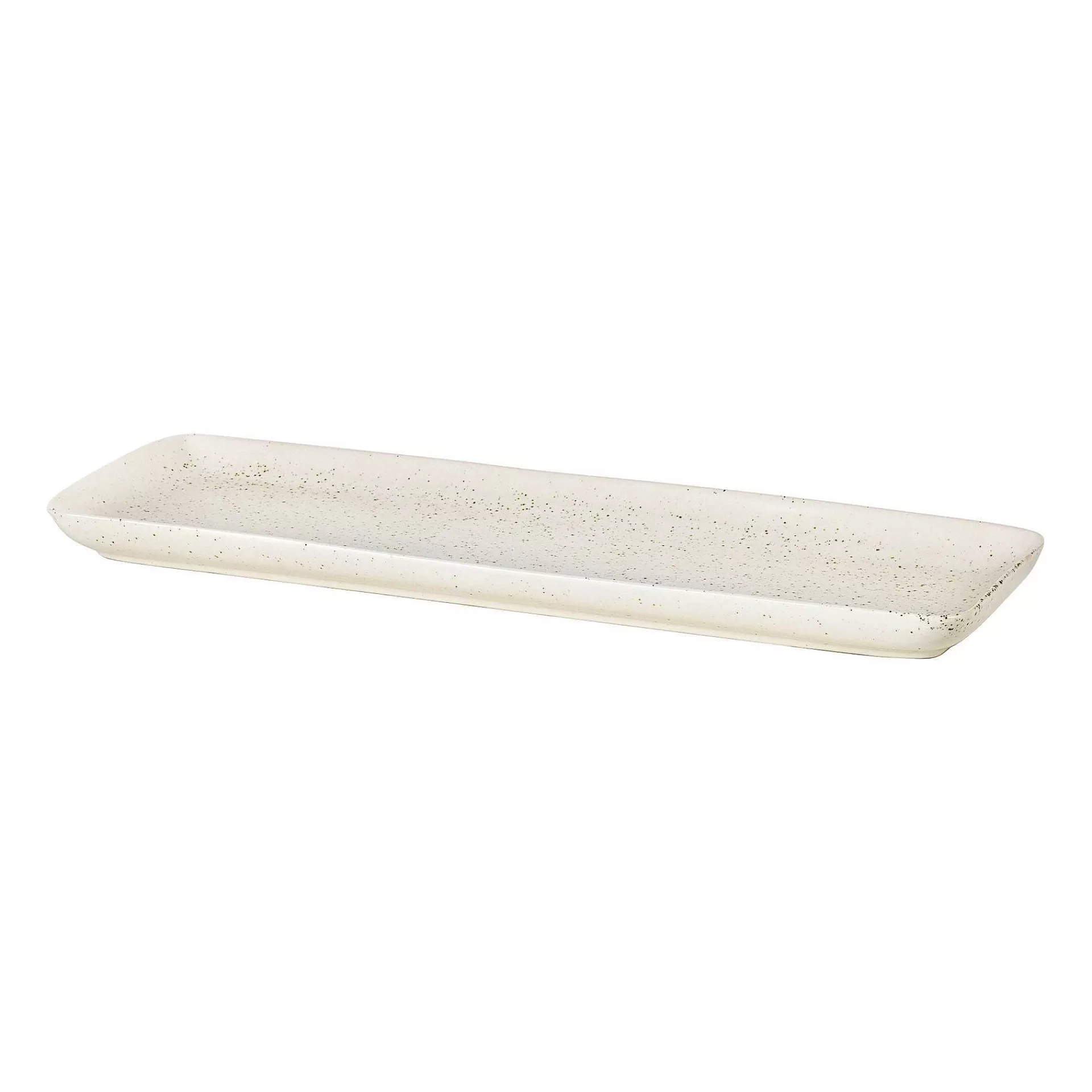 Broste Copenhagen Serveringsfat*Nordic Vanilla Fat Rektangulaert 12,5 X 35 Cm