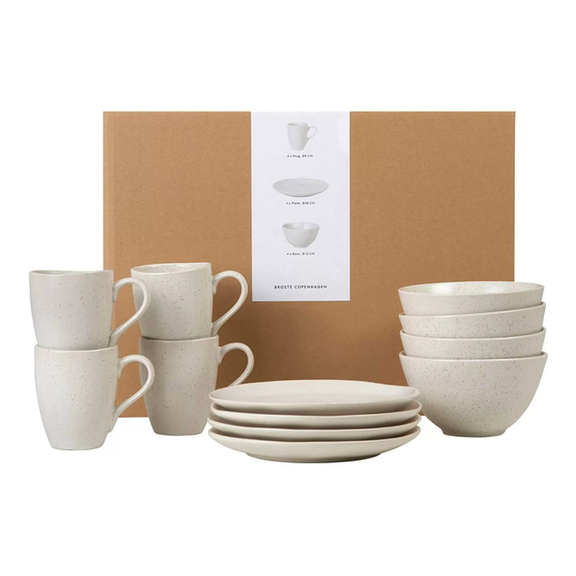 Broste Copenhagen Servise & Startsett*Nordic Vanilla Frokostservise