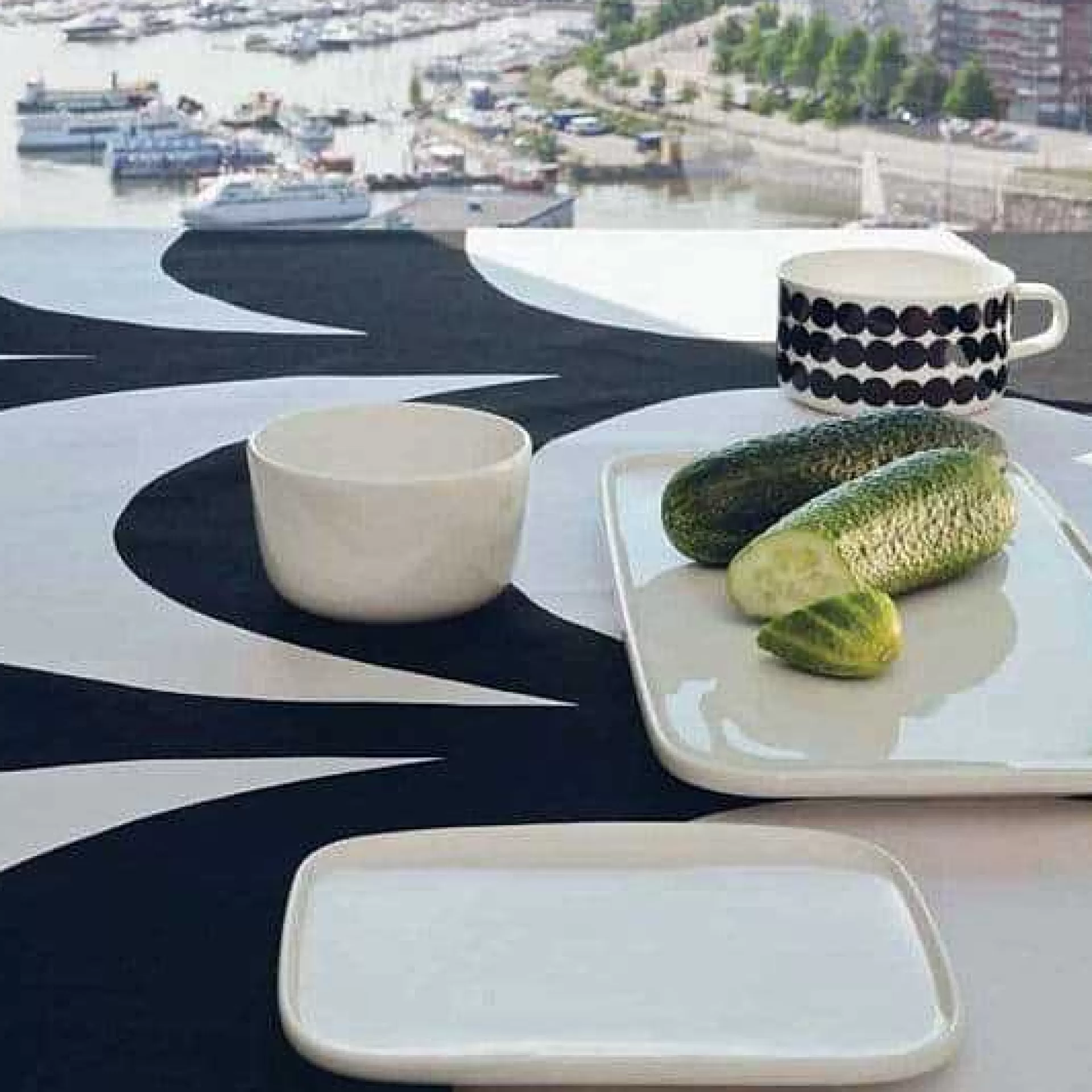 Marimekko Serveringsfat*Oiva Fat 15X12 Cm