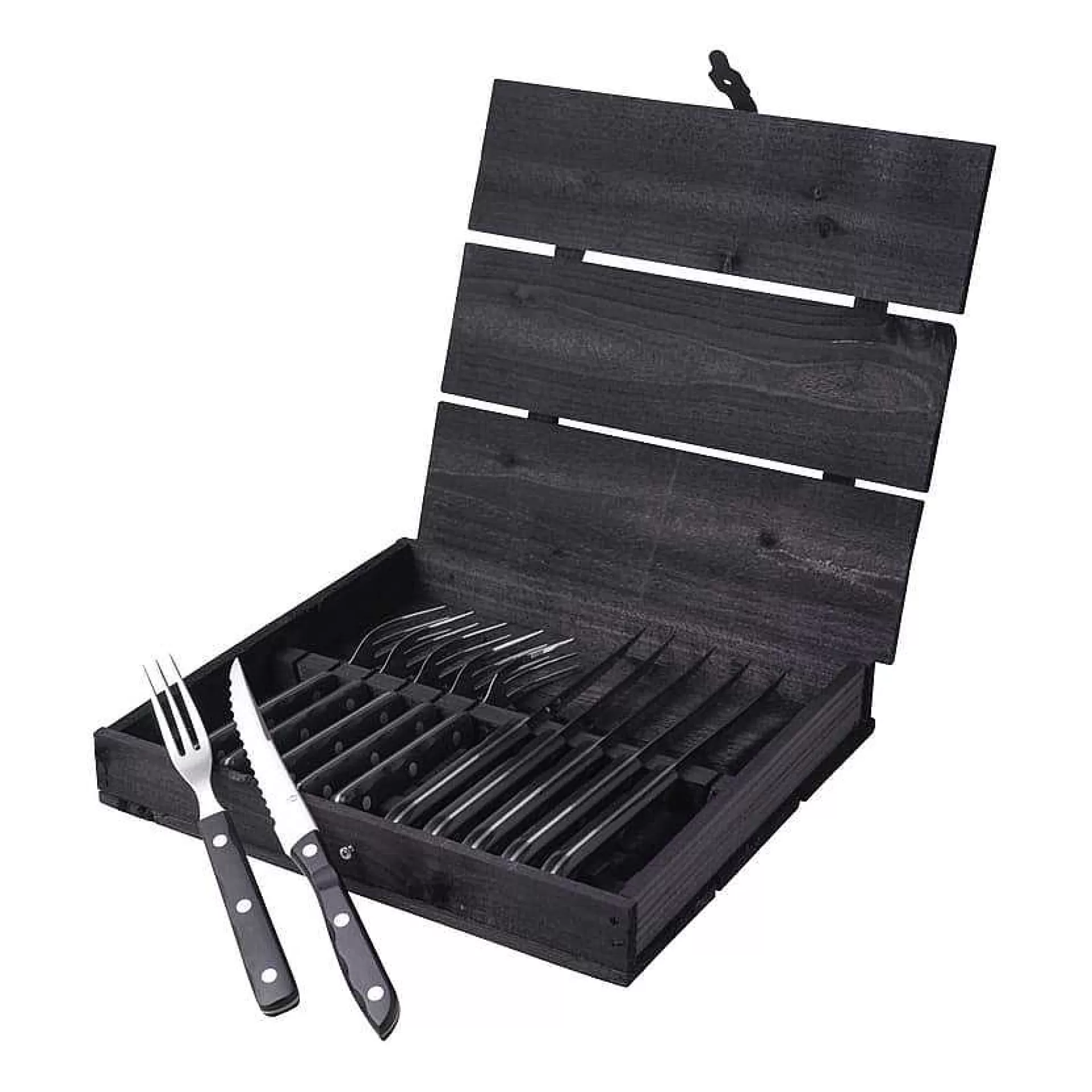 Gense Old Farmer Black Grillbestikk 12 Deler