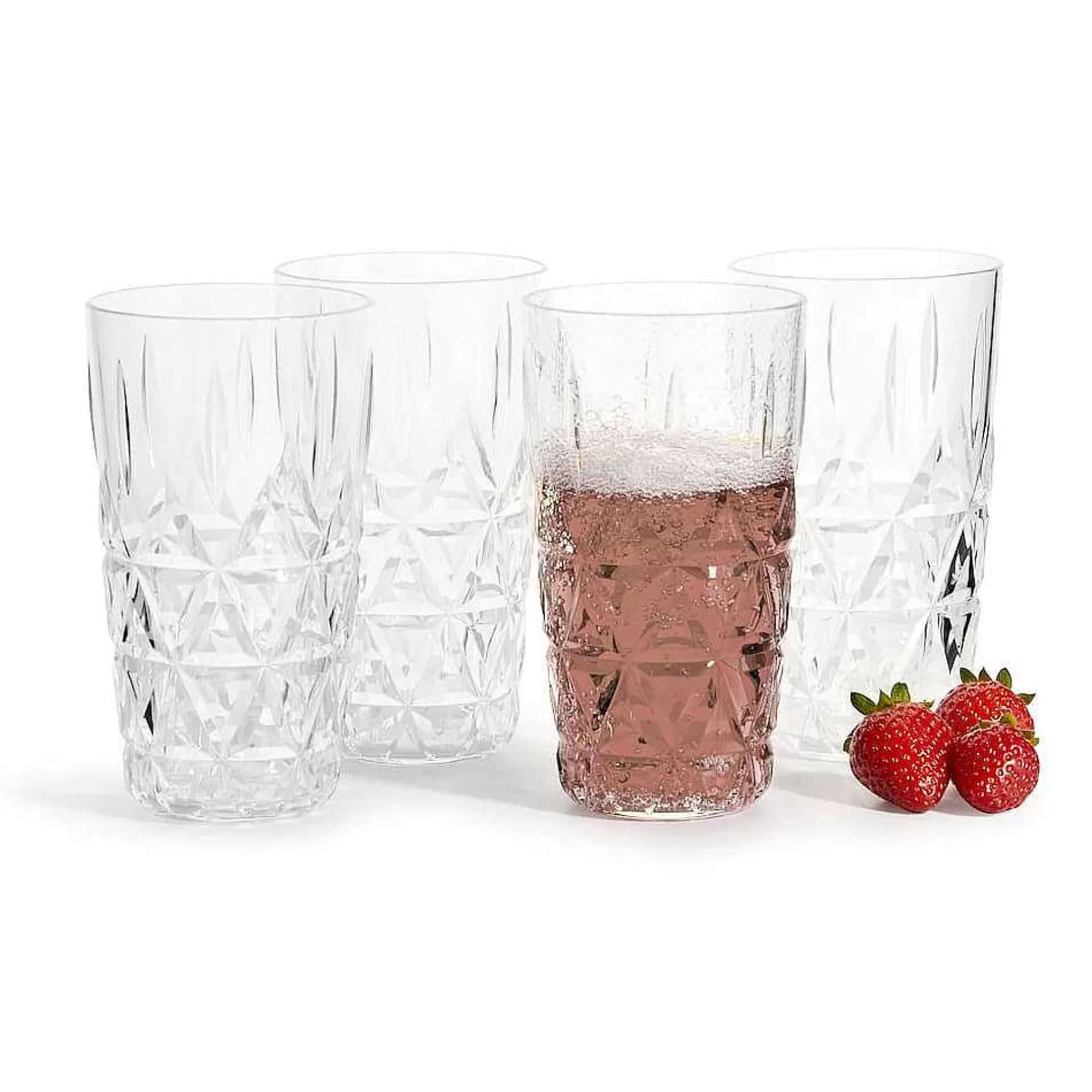 Sagaform Vannglass*Picknick Drikkeglass 4-Stk.