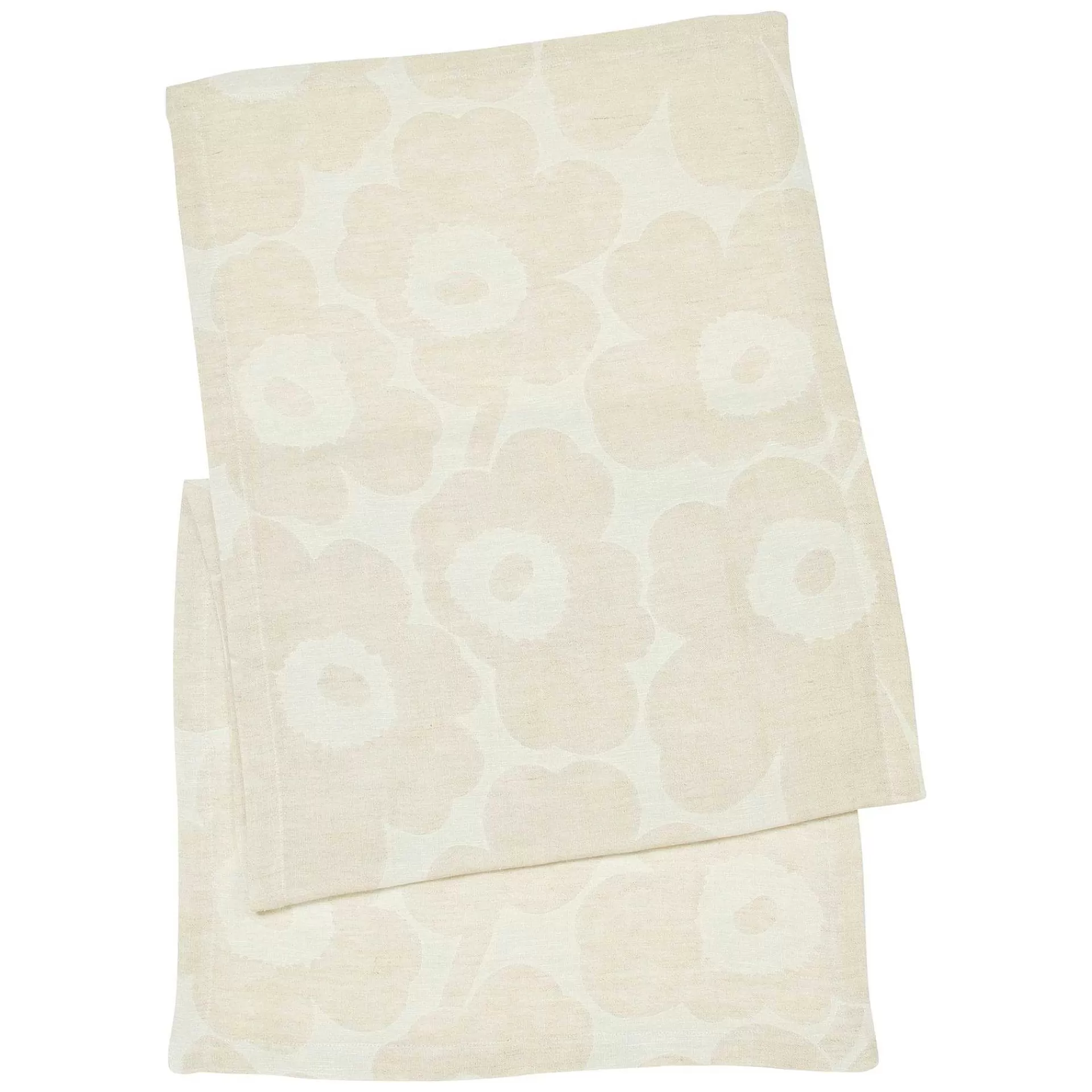 Marimekko Pieni Unikko Loper Beige-Svart-Hvit