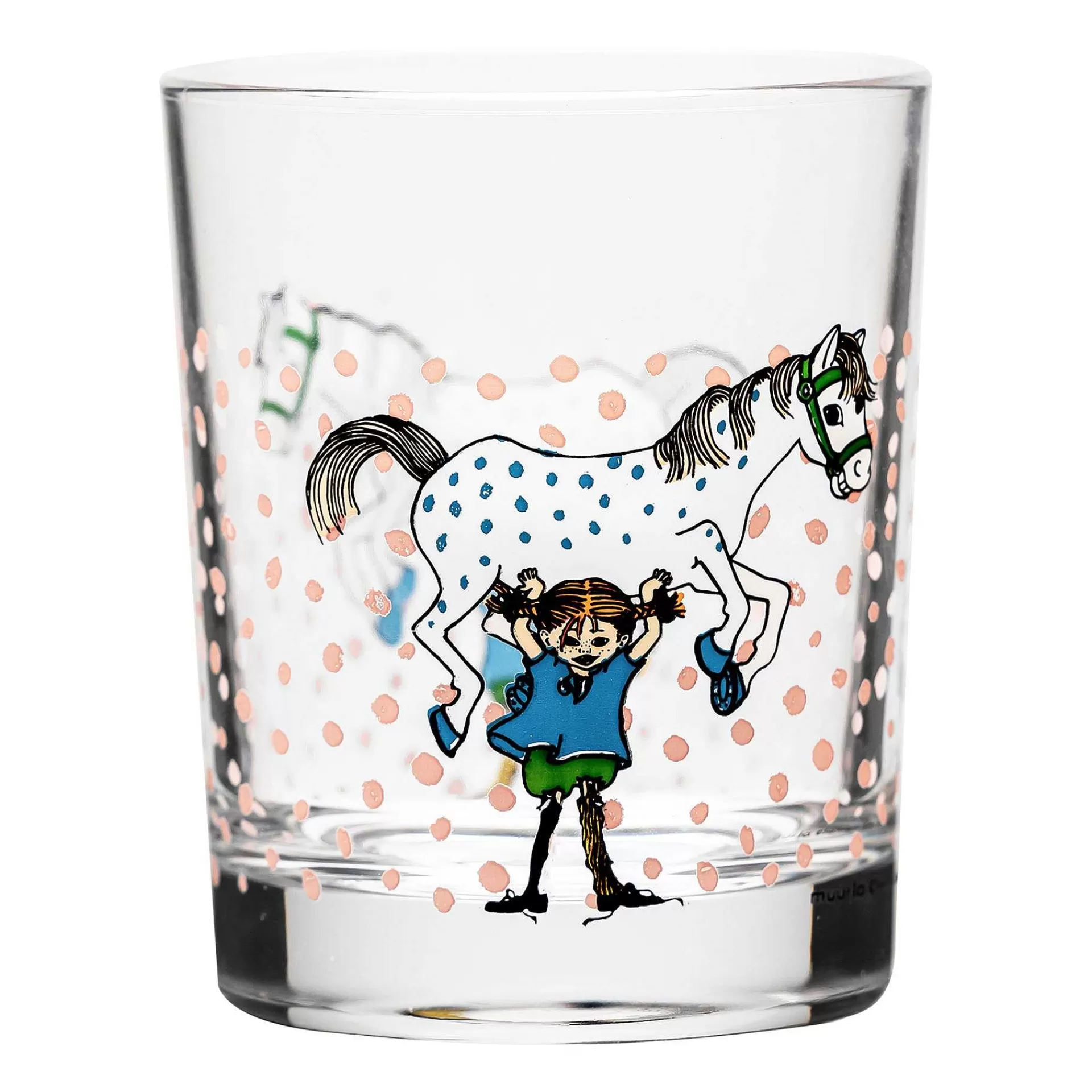 Muurla Vannglass*Pippi Og Lilla Gubben Drikkeglass 20 Cl
