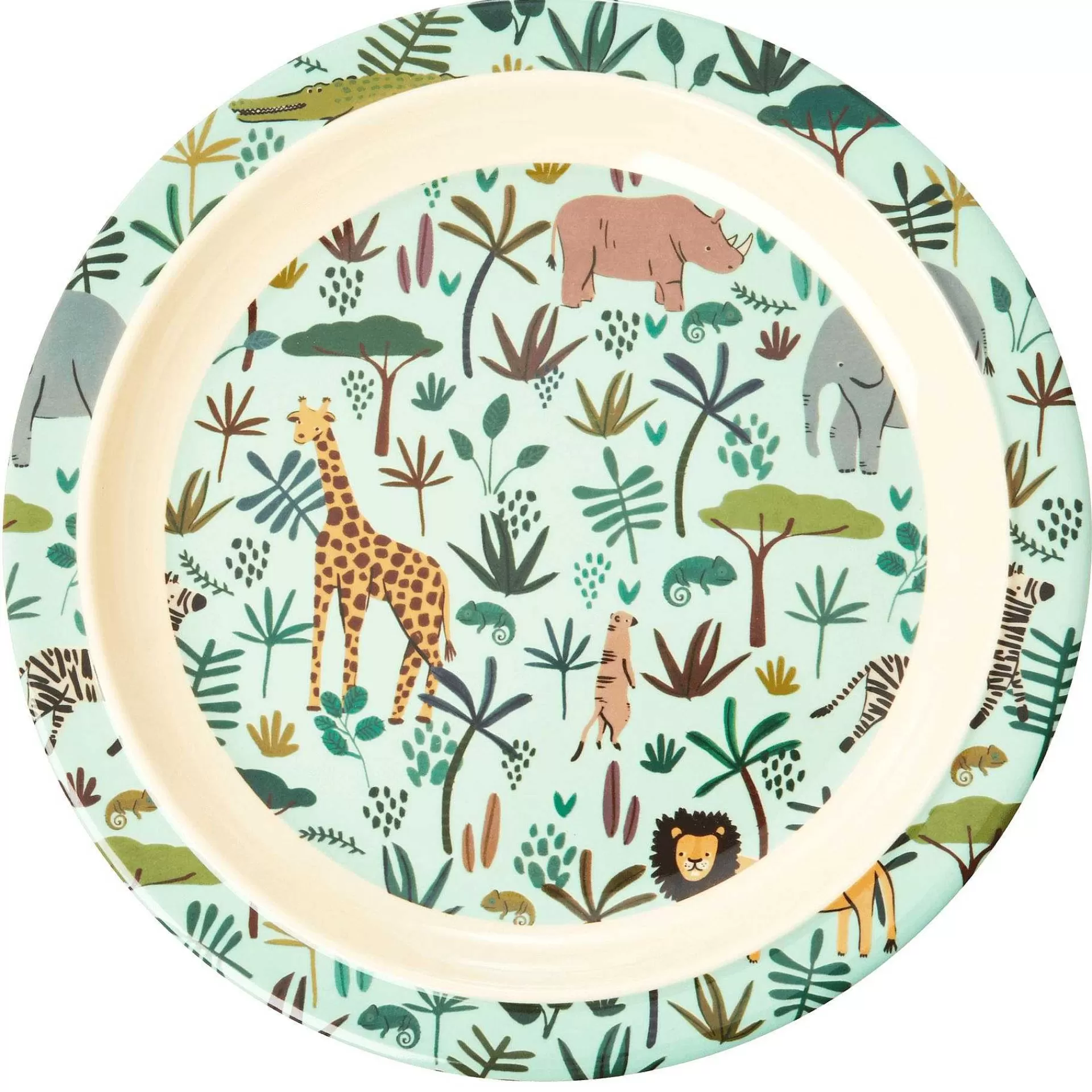 RICE Barneserviser* Barnetallerken Jungle Animals