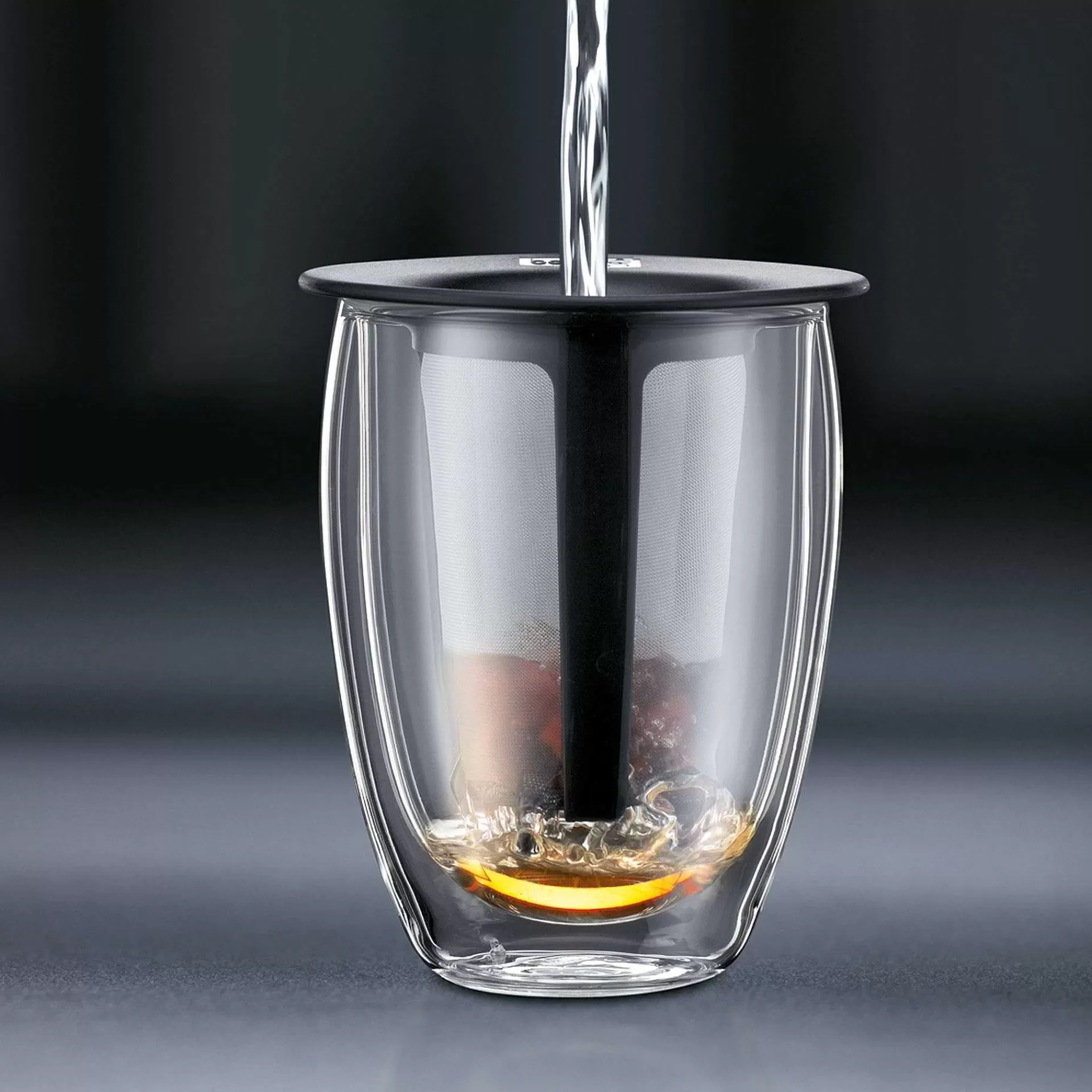 Bodum Termokopper*Tea For One Glass Med Tesil