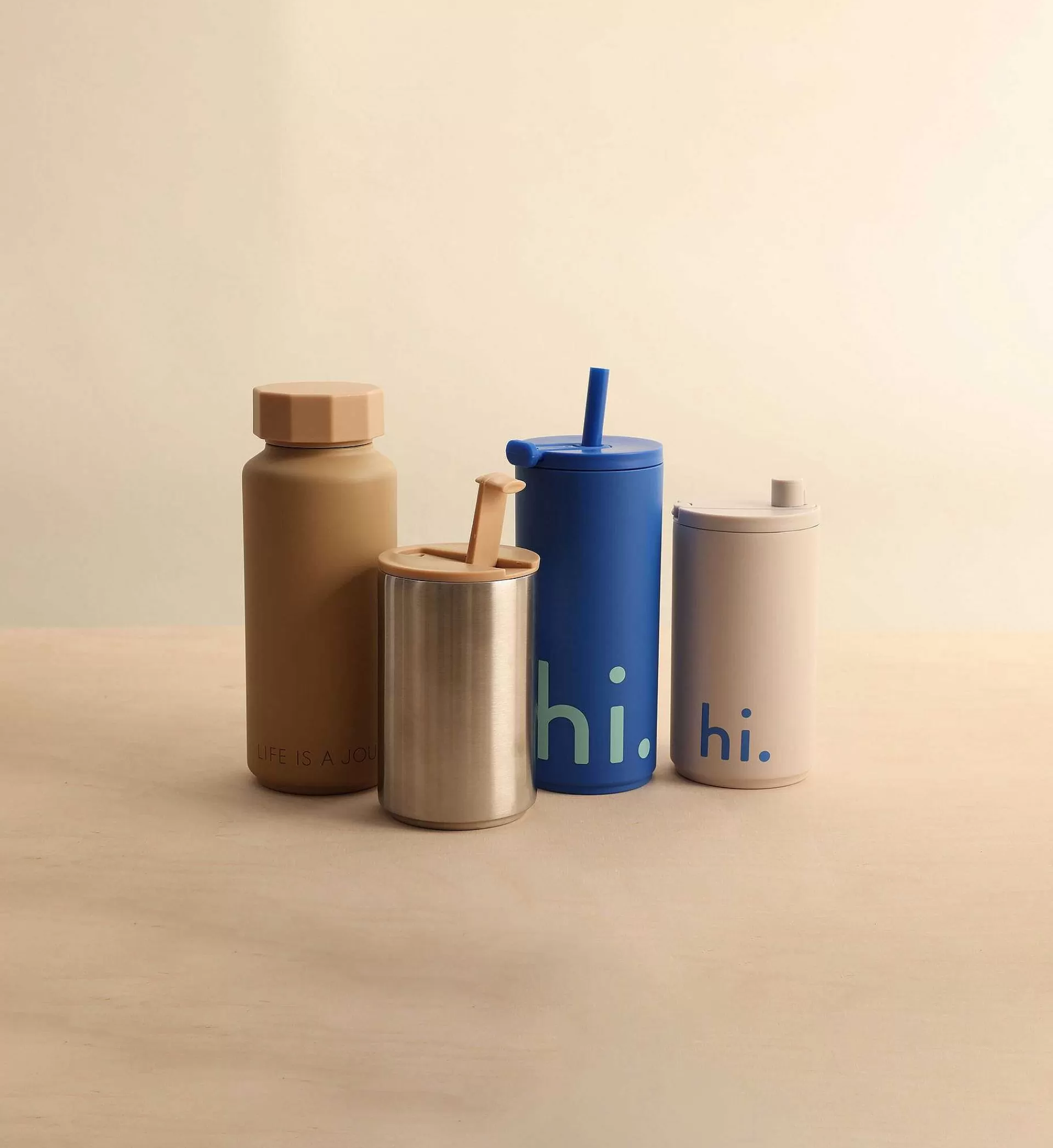 Design Letters Travel Life Termosflaske Med Sugeror 50 Cl
