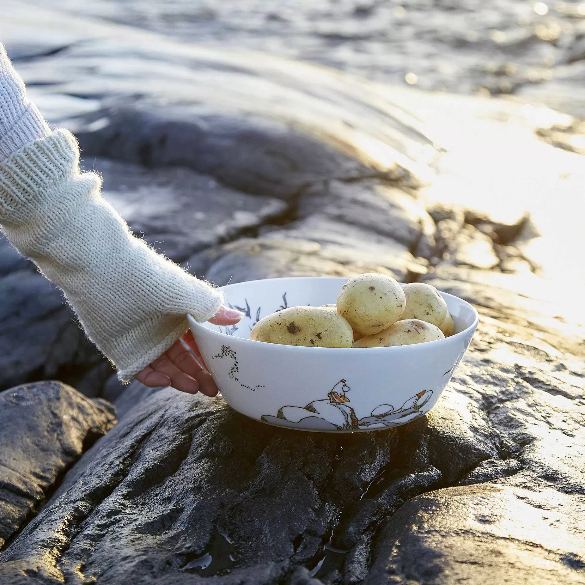 Arabia Serveringsskåler*Trofast Til Deres Opprinnelse Mummi Serveringsskal