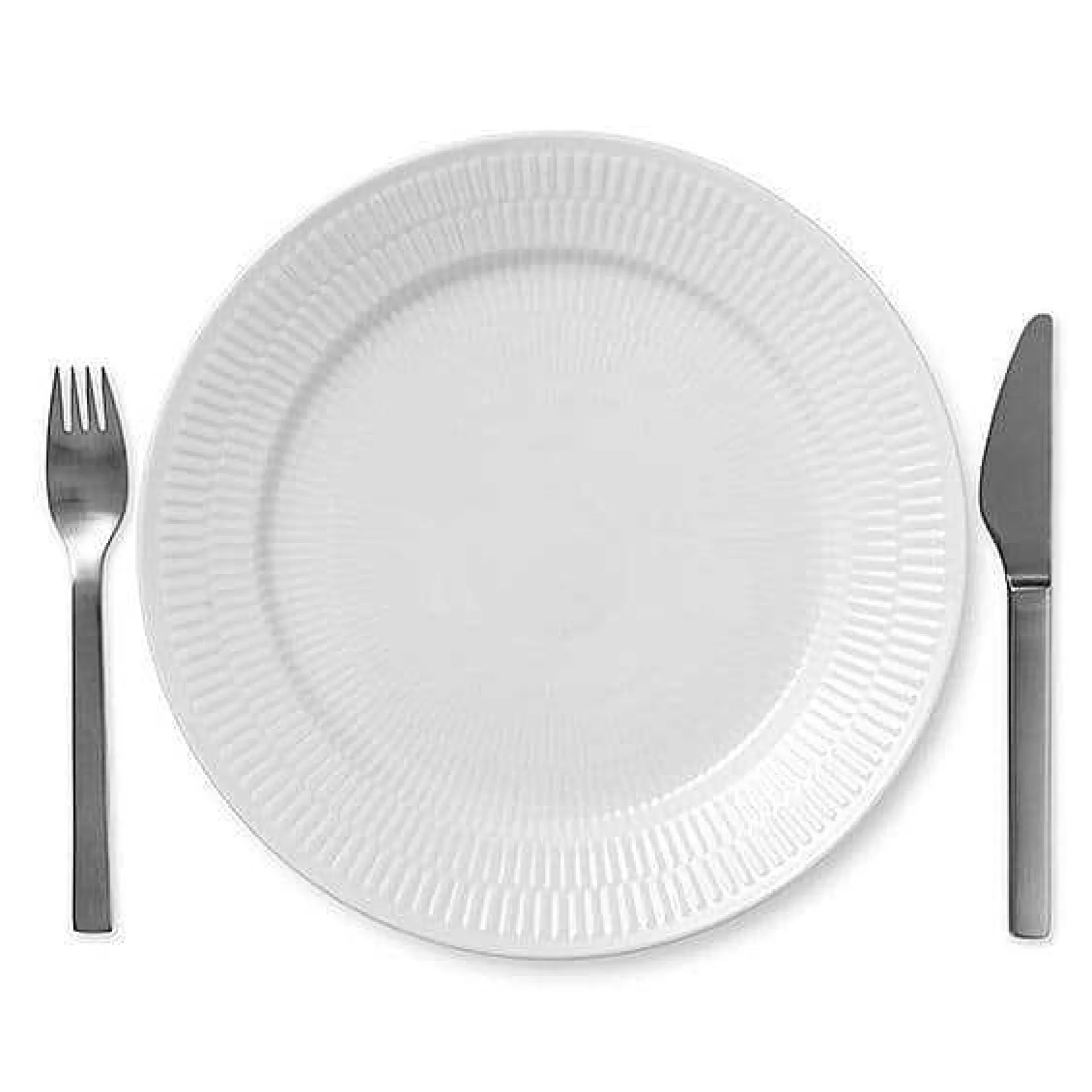 Royal Copenhagen Middagstallerkener*White Fluted Tallerken